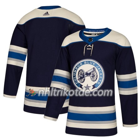 Columbus Blue Jackets Trikot Blank Adidas Alternate 2018-19 Authentic - Herren